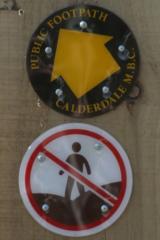 Footpath / No Ramblers!