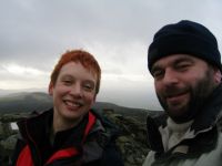 Stense and me on a hill