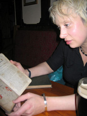 Book, beer and babe