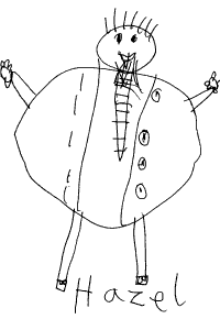Richard Carter</a> as Hazel (age 6) sees him.